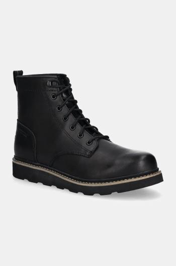 Kožená obuv Sorel SLABTOWN 62 6inch WP pánska, čierna farba, 2078341010