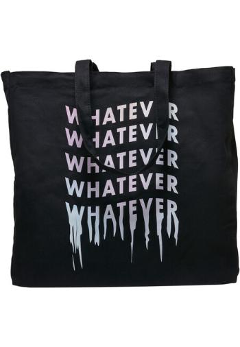 Mr. Tee Whatever Oversize Canvas Tote Bag black - UNI