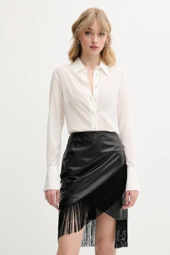Hodvábna košeľa Blugirl Blumarine béžová farba, regular, s klasickým golierom, RA5171.T2949