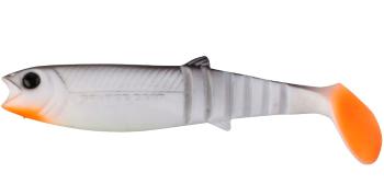 Savage gear gumová nástraha cannibal shad bulk white/black - 15 cm 33 g