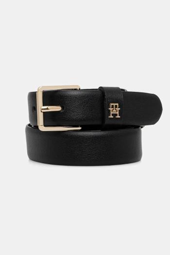 Opasok Tommy Hilfiger čierna farba, AW0AW17756