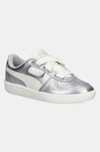 Tenisky Puma Palermo Wide Lace strieborná farba, 402331