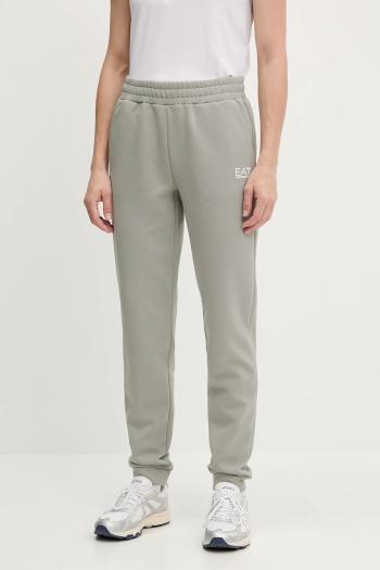 Tepláky EA7 Emporio Armani zelená farba, s potlačou, AF10443.7W000075