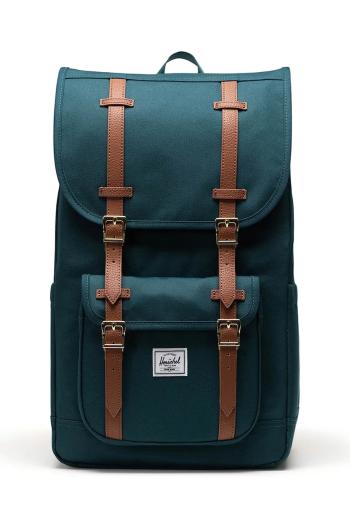 Ruksak Herschel Little America™ zelená farba, veľký, jednofarebný, 11390-06551-OS