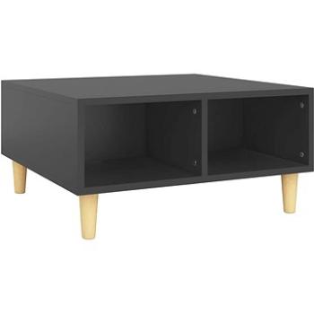 SHUMEE Konferenčný stolík sivý 60 × 60 × 30 cm drevotrieska, 805979
