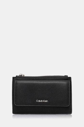 Peňaženka Calvin Klein dámska, čierna farba, LV04F1028G