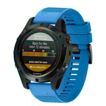 BStrap Silicone Acton remienok na Garmin Fenix 5x / 5x Plus / 6x / 6x Pro / 7x / 8 51mm, blue (SGA004C08)