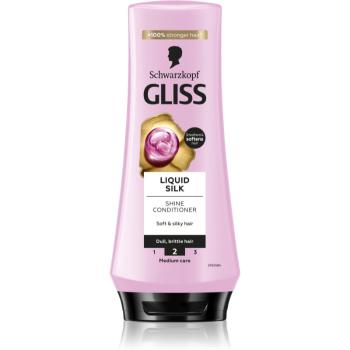 Schwarzkopf Gliss Liquid Silk regeneračný balzam pre posilnenie a lesk vlasov 200 ml