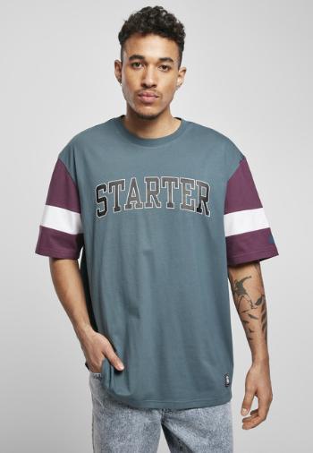 Starter Throwback Tee teal/darkviolet/white - XXL