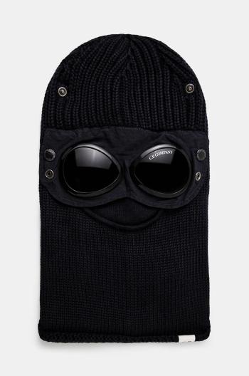 Vlnená kukla C.P. Company Ski Mask tmavomodrá farba, 17CMAC301A005509A