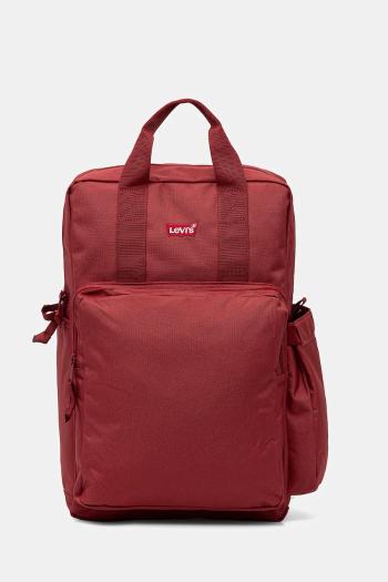 Ruksak Levi's červená farba, veľký, jednofarebný, D7572-0018