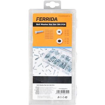FERRIDA sada skrutiek, podložiek a matíc 360 kusov (FRD-BWNS360PCS)