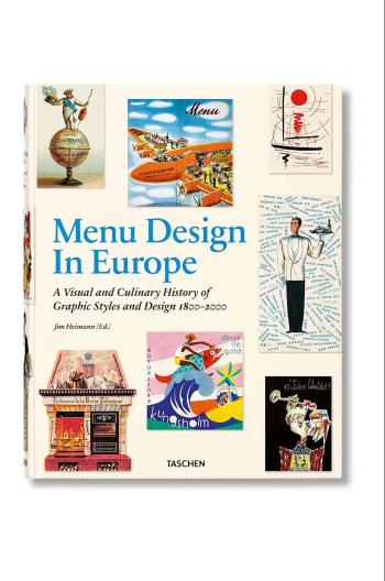 Kniha Taschen Menu Design in Europe by Heller Steven, English