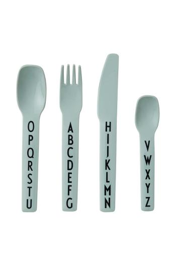 Súprava detského príboru Design Letters Kids cutlery 4-pak