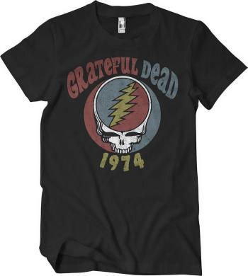 Grateful Dead Tričko 1974 Tour Unisex Black S