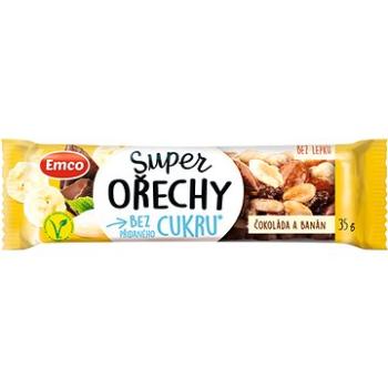 Emco Super Orechy Čokoláda a banán 35 g (8595229922940)