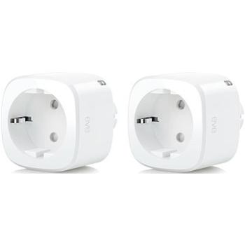 Eve Energy Smart Plug & Power Meter – Thread compatible – 2 PACK (10EBO8301-2X)