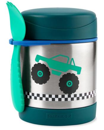 SKIP HOP Spark Style Termoska na jedlo s lyžičkou/vidličkou Monster Truck 325 ml, 3r+