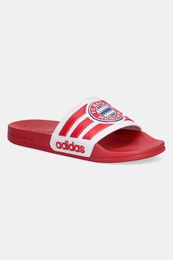 Šľapky adidas Adilette Bayern Monachium červená farba, JS4861