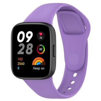 SILICONE Vymeniteľný remienok pre Xiaomi Redmi Watch 3 fialový