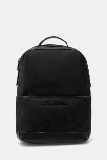 Ruksak Karl Lagerfeld K/IKON pánsky, čierna farba, veľký, jednofarebný, A2M30155