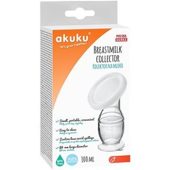 AKUKU ručná odsávačka mlieka kolektor silikónový, 100 ml (5907644003990)