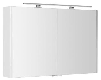 SAPHO - LUCIE galérka s LED osvetlením, 106x70x17cm, biela LU105-0030