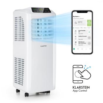 Klarstein Pure Blizzard Smart 9k, mobilná klimatizácia, 9 000 BTU/2,6 kW, A, diaľkový ovládač