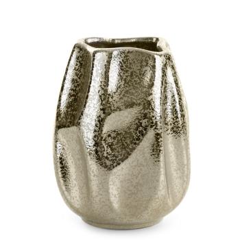 ArtFir Keramická váza SOPHIA 02 | šampaň 15 x 19 cm