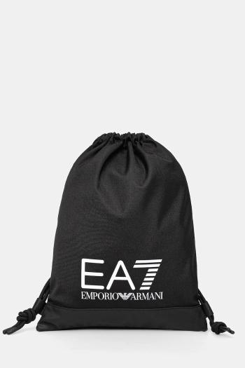 Taška EA7 Emporio Armani čierna farba, s potlačou, AF19722.7X000283