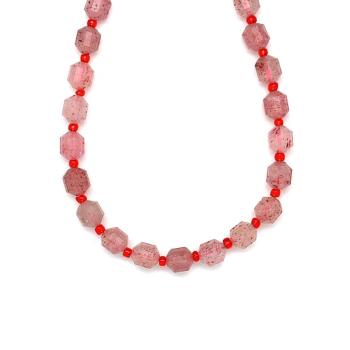 Eperkvarc fazettált lampion 7x8mm