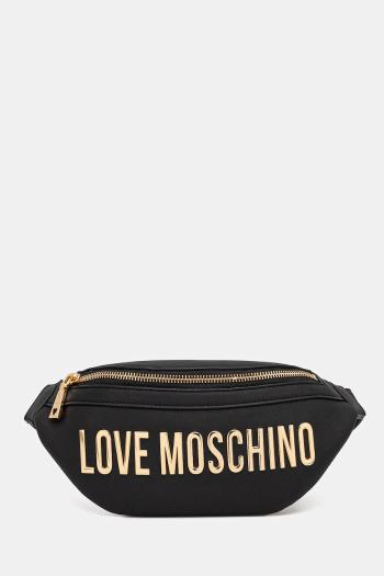 Ľadvinka Love Moschino čierna farba, JC4195PP1