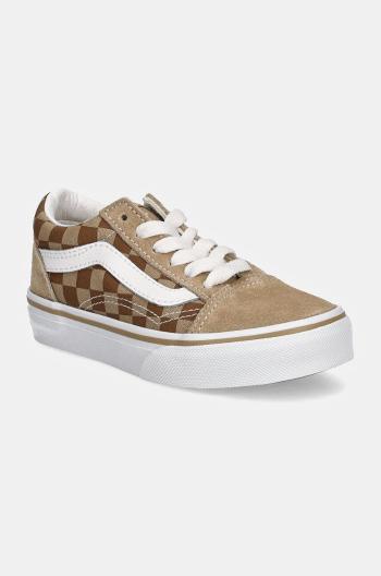 Detské tenisky Vans Old Skool béžová farba, VN000CYVBF21