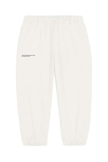 Nohavice Pangaia KIDS' 365 MIDWEIGHT TRACK PANTS biela farba, jednofarebné, 10000280