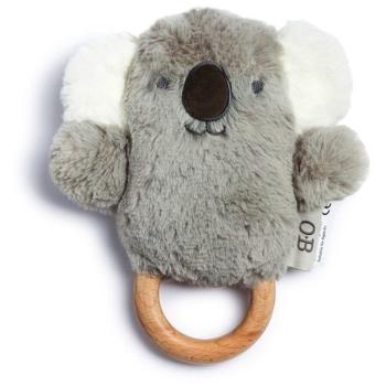 O.B Designs Bunny Soft Rattle Toy plyšová hračka s chrastítkem Grey 3m+ 1 ks