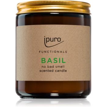 ipuro Functionals Basil vonná sviečka 200 g