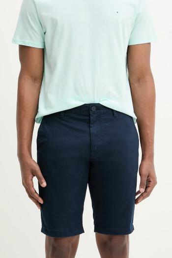 Šortky Tommy Jeans pánske, tmavomodrá farba, DM0DM21950