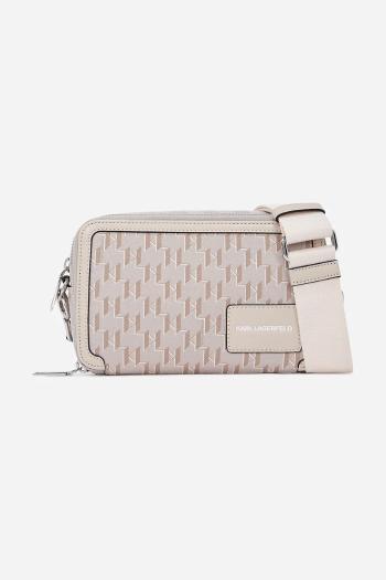 Kabelka Karl Lagerfeld béžová farba, A1W30185