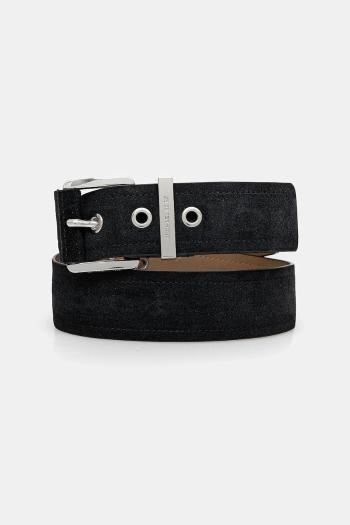 Semišový opasok MICHAEL Michael Kors hnedá farba, 559145