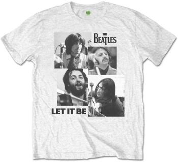 The Beatles Tričko Let It Be Unisex White L