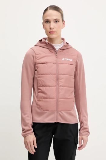 Športová bunda adidas TERREX Multi Hybrid oranžová farba, prechodná, JD8416