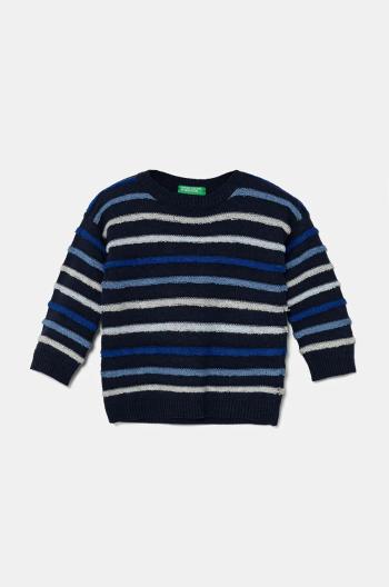 Detský sveter United Colors of Benetton tmavomodrá farba, tenký, 1041H1029