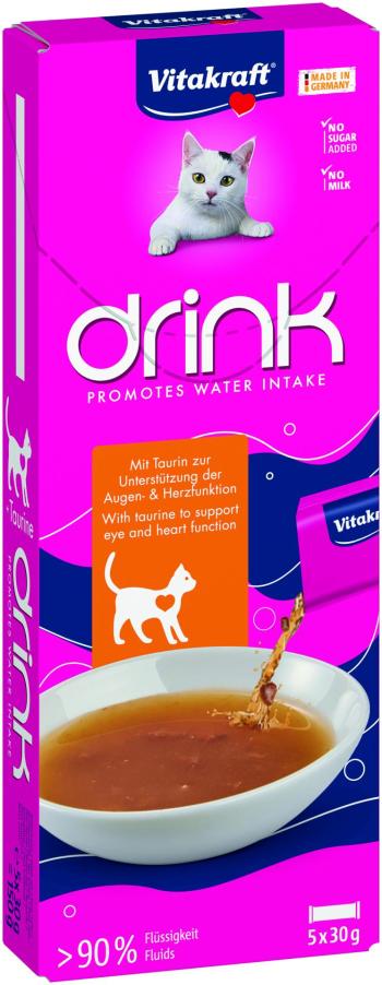 VITAKRAFT Cat drink kuracie+taurín 5 x 30 g