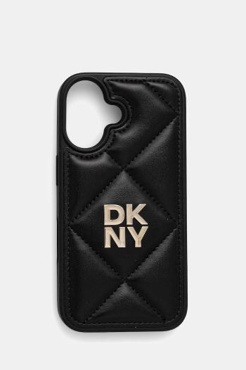 Puzdro na mobil Dkny iPhone 16 6.1" čierna farba, DKHCP16SPQDSLK