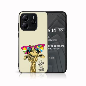 MY ART Ochranný kryt pre Xiaomi Redmi Note 14 5G GIRAFFE (180)
