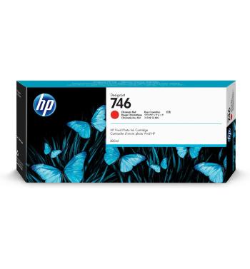 HP 746 P2V81A chromatická červená (chromatic red) originálna cartridge