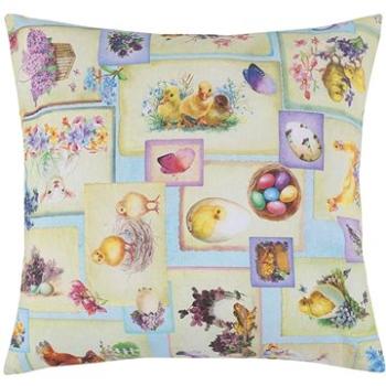 Bellatex EMA – veľkonočný motív – 45 × 45 cm – veľkonočný patchwork (5486)