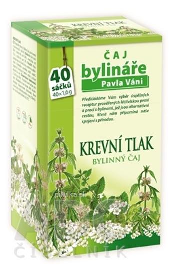 APOTHEKE VÁŇA Zmes na krvný tlak bylinná 40 x 1.6 g