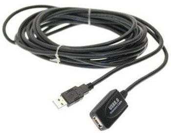 Adatkábel PremiumCord USB 2.0 - 5m, hosszabbító