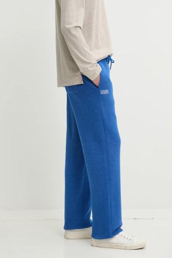 Tepláky American Vintage pánske, fialová farba, jednofarebné, MDOV05CE25